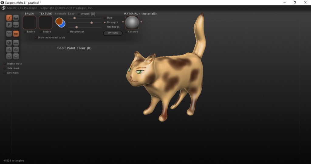 Modelado 3D en Sculptris - Gato Modelado 3D en Sculptris - Gato